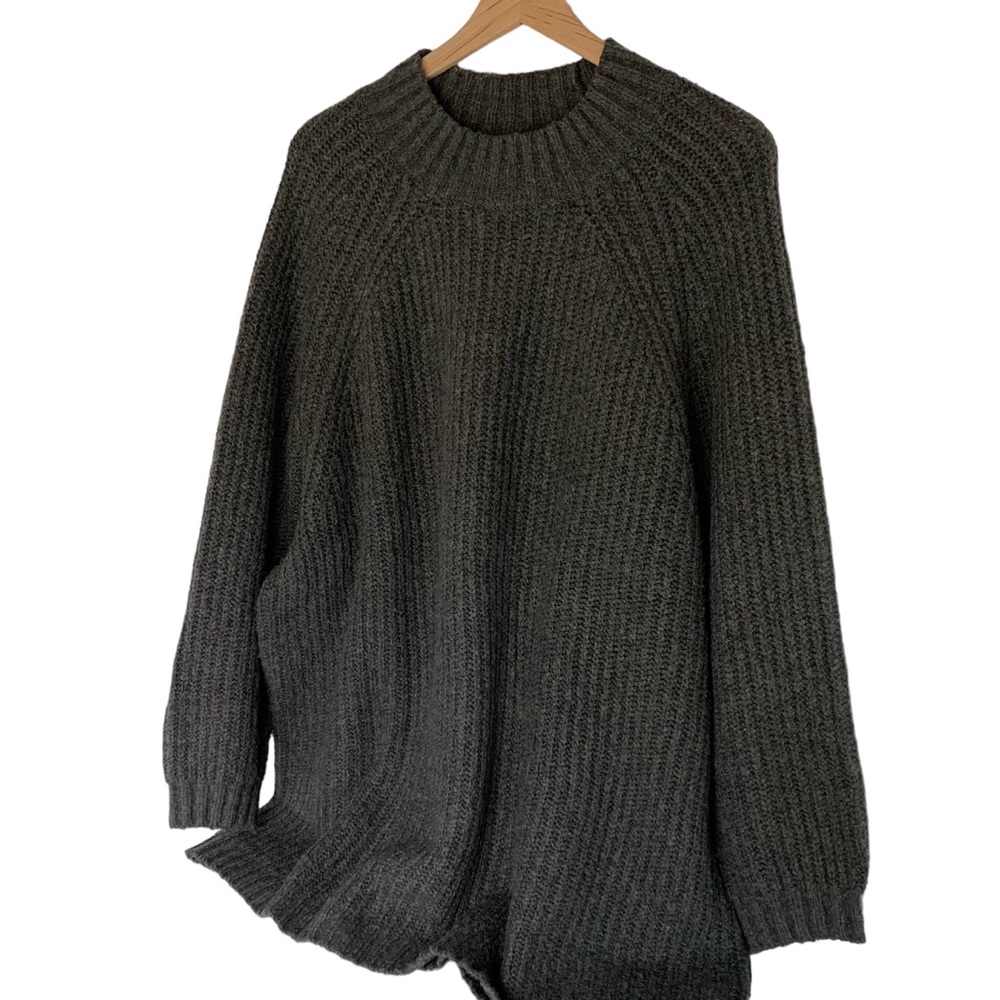 Women’s Mock Turtleneck Tunic Pullover Sweater 1X